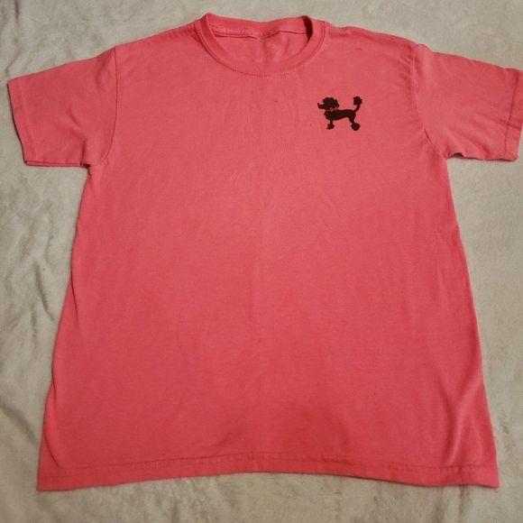 NA Tops - Pink Shirt with poodle silhouette